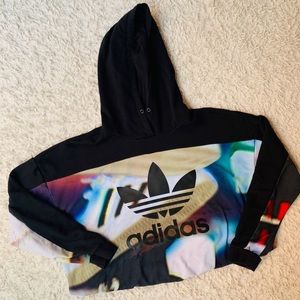 ❤️ Adidas Colorful Hoodie Size M